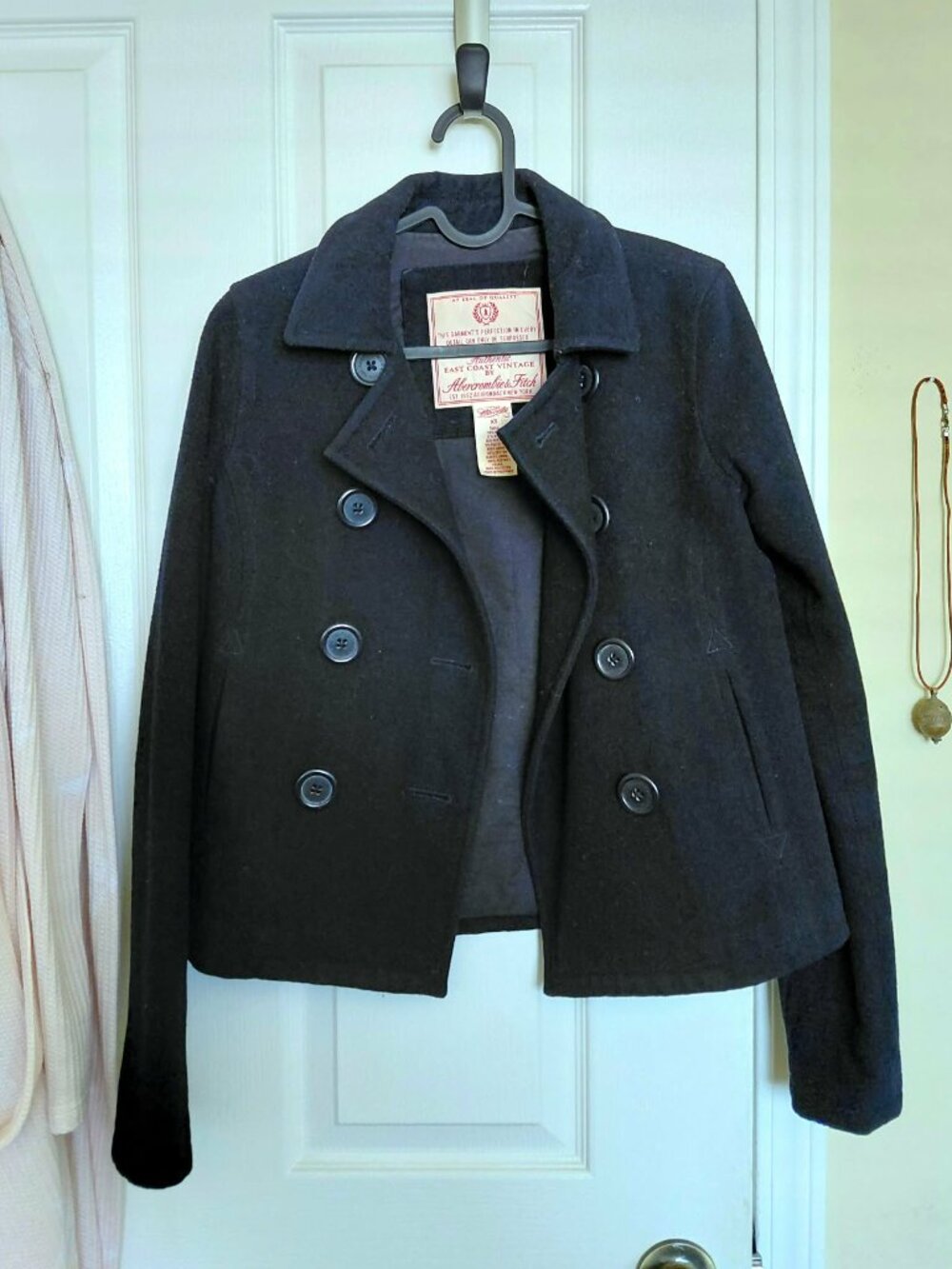 Abercrombie and Fitch Navy Coat